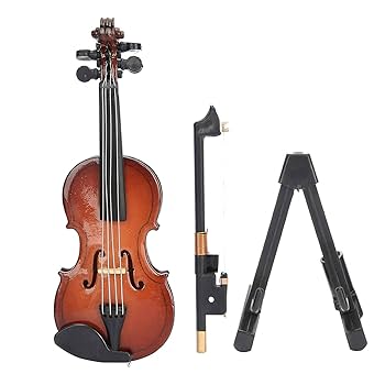 Amazon | 詳細な木材クラシックバイオリン小さなディスプレイ